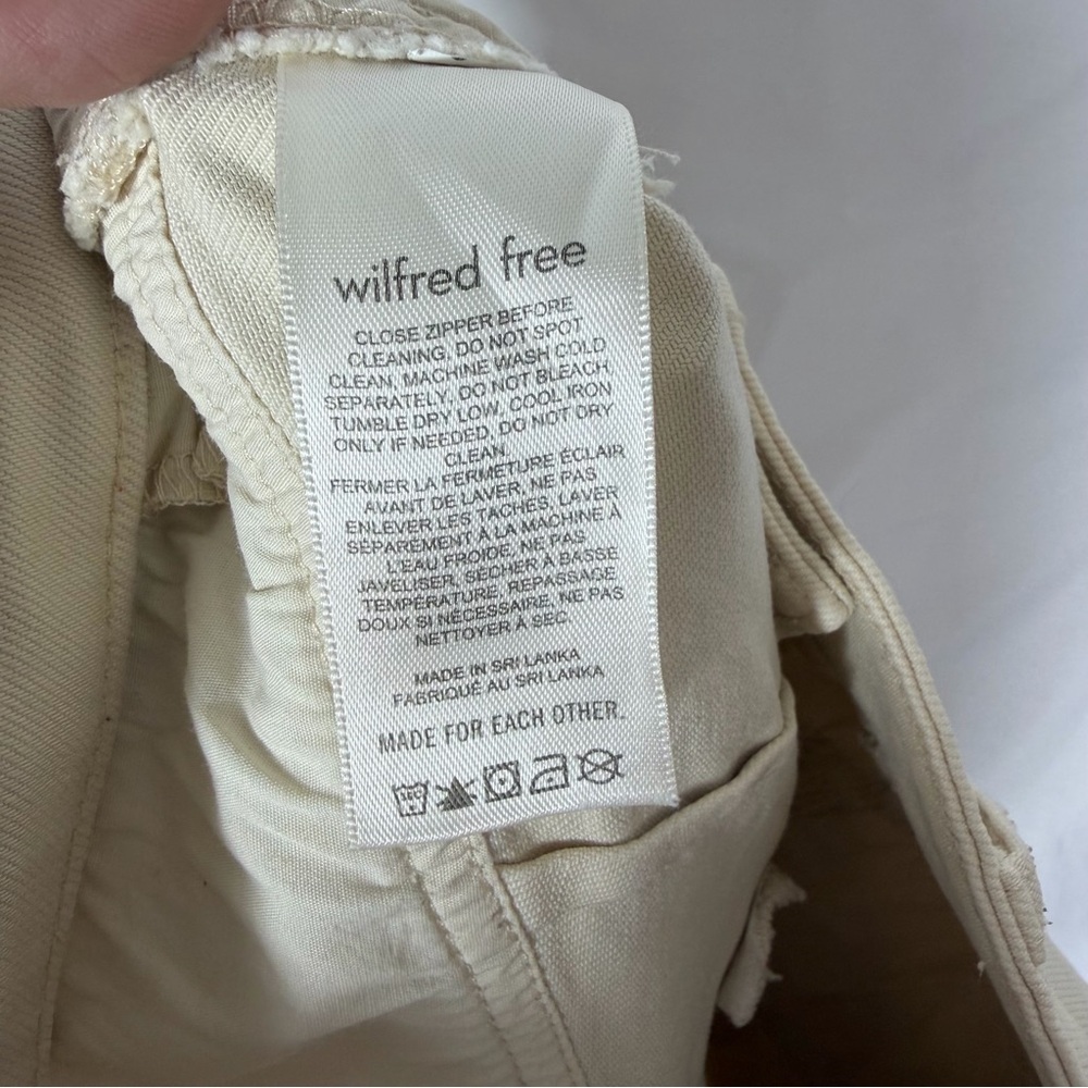 Aritzia Wilfred Free “Archer Pant” High Rise Utility Pants. Size 0. In Birch Hue - Picture 6 of 16